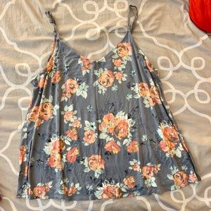 torrid Tops - Grey, floral, cami/tank top from torrid torrid Tops - Grey, floral, cami/tank top from torrid